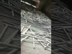 مسمار تثبيت من الصلب الكربوني المطلي بالداكروم، مزدوج النهاية، ملولب