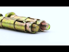 فولاذ الكربونية ملونة الزنك مطلية غطاء التوسع المرساة المسمار مع ثقب C / W هيكس المكسرات & Wahser