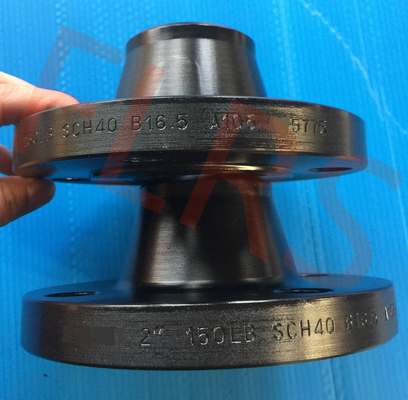 شراء شفة عنق لحام من الفولاذ الكربوني مزورة وجه مرفوع ASME B16.5 / EN1092-1 online manufacture