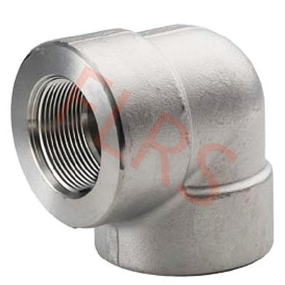 شراء ASME B16.11 مواسير فولاذية ملولبة مزورة 90 درجة كوع فئة 3000 online manufacture