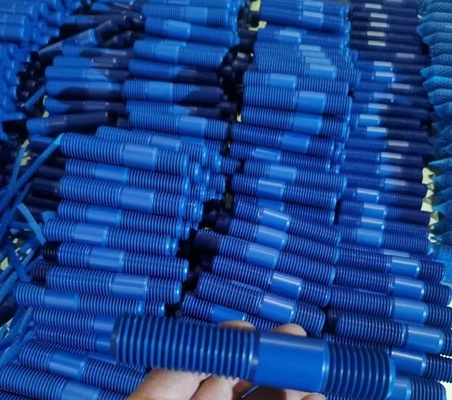 شراء عملية الفولاذ المقاوم للصدأ مزدوجة نهاية الترباس طلاء PFTE ASTM A193 B8 online manufacture