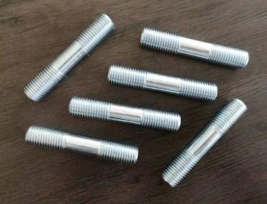 شراء الزنك تصفيح الصلب مزدوجة نهاية الترباس الكهربائية المجلفن لقط نوع ترصيع الخيوط online manufacture