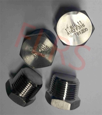 شراء الخيوط السداسية رئيس التوصيل الفولاذ المقاوم للصدأ الأنابيب المناسب A182 F316 ASME B16.11 online manufacture