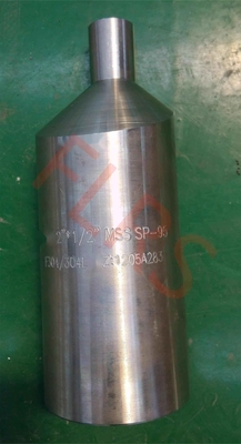 شراء MSS SP95 حلمة أنبوب مموج مصنوع من الفولاذ المقاوم للصدأ غريب الأطوار A182 F304 / 304L online manufacture
