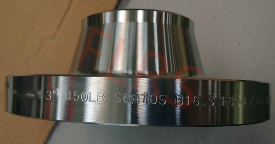 شراء A182 F304 / 304L الوجه المرتفع لحام الرقبة أنبوب الفولاذ المقاوم للصدأ شفة SCH10S 3 بوصة online manufacture