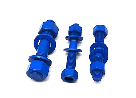 شراء الـ ASME B182.1/ASME B18.2.2 المسمار المغطى بالفلوكاربون مع 2 محار هيكس ثقيل و غسالة مستديرة عادية online manufacture