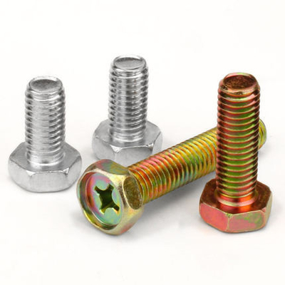شراء الفولاذ الكربوني M4-M8 مصقول Philips Socket Hex Head Bolts مع التدفق GB29.2 UNC Thread online manufacture