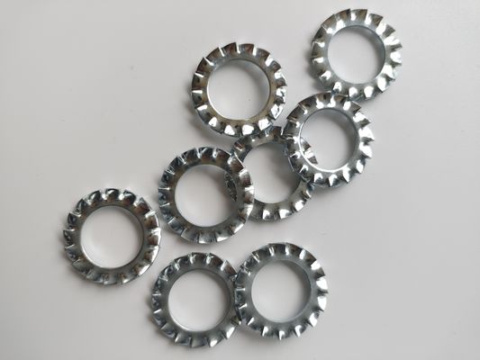 شراء Anti-loosening Mechanism Serrated Lock Washers External Teeth تصنيع عبر الإنترنت