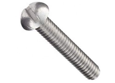 شراء ANSI / ASME B18.6.2 برغي ذو رأس مشقوق قياسي ، مشابك برأس مستديرة online manufacture