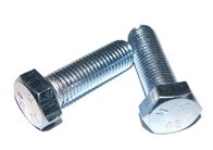 قفل فولاذي كربوني ، مسامير سداسية الشكل مطلية بالزنك / مجلفنة