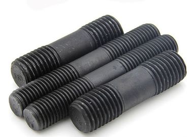 شراء براغي مزدوجة من الصلب الكربوني الصناعي M4 - M48 مع صواميل اللون الأسود online manufacture
