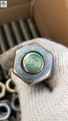 شراء طلاء ثنائي كرومات Gr B16 A193 برغي مسمار ملولب بالكامل online manufacture