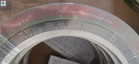 شراء وجه مرتفع SS304 ASME B16.20 حشية الجرح الحلزونية online manufacture