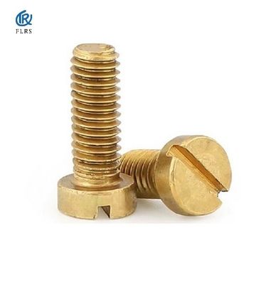 شراء نحاس مشقوق غطاء رأس برغي ميكانيكي / برغي آلة مشقوق برأس مستدير online manufacture