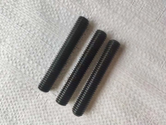 شراء الانتهاء من الخيط الكامل الأسود مزدوج نهاية الترباس ASTM A193 OEM طول 30 مم online manufacture