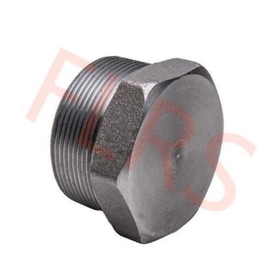 MNPT BSPT المواد الخيوط السداسية رئيس التوصيل A182 F316 ASME B16.11