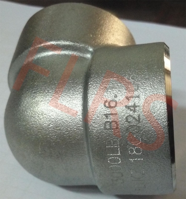 ASME B16.11 وصلات لحام مقبس مزورة فئة 3000 كوع 90 درجة A182 F316L