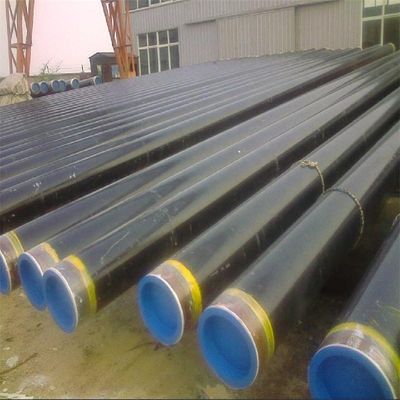 أنابيب الصلب ASTM A53 شطبة نهاية مطلية باللون الأسود