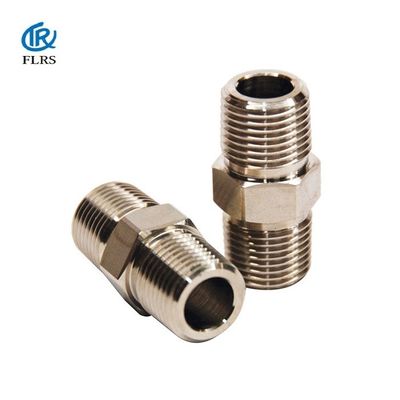 MOC SS304 زيت الغاز NPT BSPT حلمة أنابيب سداسية مترابطة