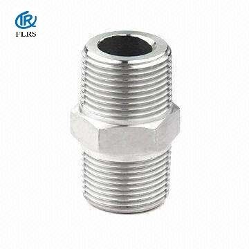 ASME B16.11 حلمة سداسية من الفولاذ الكربوني Npt