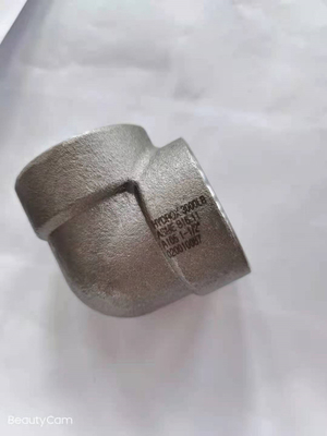 فئة 3000LB أنابيب الصلب المناسب SW يساوي 90 درجة الكوع ASME B16.11.1